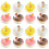 16Pièces Modèles Simulés De Donuts Colorés Accessoires Décoratifs 7