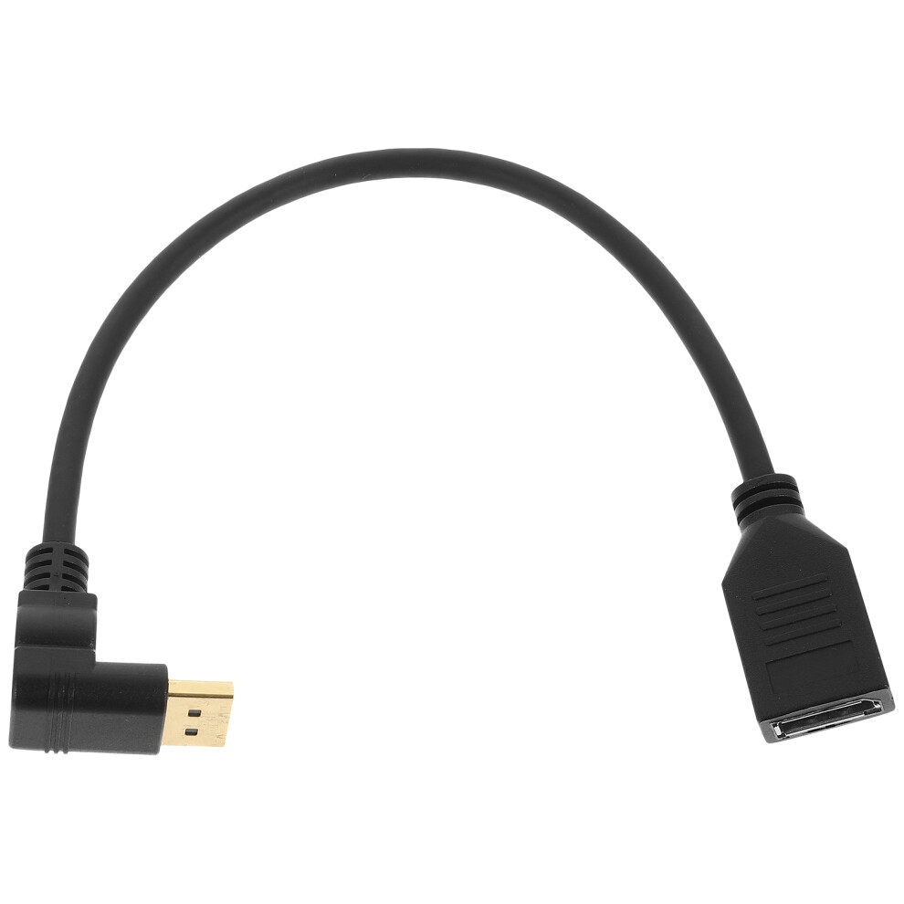 4Pcs Display Port Male To Female Cable For Laptop Tv Gpu Black 302429841883