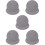 10Pcs Grey Felt Record Player Mat Slipmat Vinyl Record Protective Pad 10