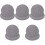 10Pcs Grey Felt Record Player Mat Slipmat Vinyl Record Protective Pad 5