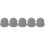 10Pcs Grey Felt Record Player Mat Slipmat Vinyl Record Protective Pad 11
