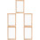 5Sets Beige Wood Frame Paper Making Kit DIY Craft Screen Mold Set 7