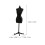18St Kledingstandaard Mannequin Steun Zwart Wit 2