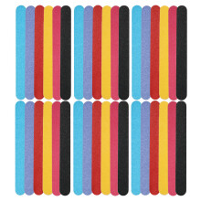 72Pcs Professional Nail File Kit Assorted Colors Double-Sided Buffers