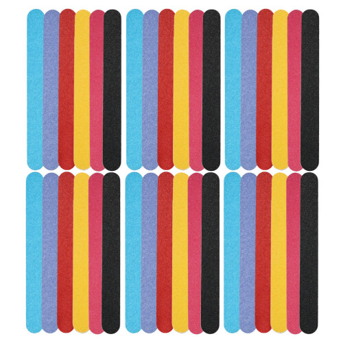 72Pcs Professional Nail File Kit Assorted Colors Double-Sided Buffers