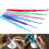 10Pcs Handle Aluminum Color Crochet Hooks For Knitting 11