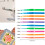 10Pcs Handle Aluminum Color Crochet Hooks For Knitting 5
