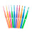 10Pcs Handle Aluminum Color Crochet Hooks For Knitting 6