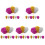 45Pcs Multi Pet Cheerleader Pom Poms Durable Reusable Cheering Props 4