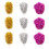 45Pcs Multi Pet Cheerleader Pom Poms Durable Reusable Cheering Props 1