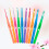 10Pcs Handle Aluminum Color Crochet Hooks For Knitting 10