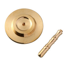 2Pcs Golden Brass Incense Press Tool Ash Seal for Home Decor