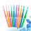 10Pcs Handle Aluminum Color Crochet Hooks For Knitting 9
