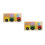 2Pcs Wood Bus Educational Toy Durable Jigsaw 8