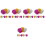 45Pcs Multi Pet Cheerleader Pom Poms Durable Reusable Cheering Props 6