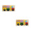 2Pcs Wood Bus Educational Toy Durable Jigsaw 7