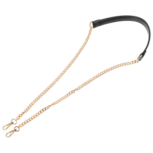 2Pcs Golden Alloy Bag Chain Durable Strap for Handbag Decor 1