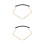 2Pcs Golden Alloy Bag Chain Durable Strap for Handbag Decor 7