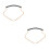 2Pcs Golden Alloy Bag Chain Durable Strap for Handbag Decor 4