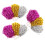 45Pcs Multi Pet Cheerleader Pom Poms Durable Reusable Cheering Props 3