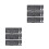 6Pièces Housse Clavier Silicone Noir Protectrice Antipoussière Pour Pièce 3
