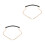 2Pcs Golden Alloy Bag Chain Durable Strap for Handbag Decor 3