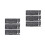 6Pièces Housse Clavier Silicone Noir Protectrice Antipoussière Pour Pièce 2