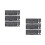 6Pièces Housse Clavier Silicone Noir Protectrice Antipoussière Pour Pièce 4