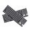 6Pièces Housse Clavier Silicone Noir Protectrice Antipoussière Pour Pièce 9