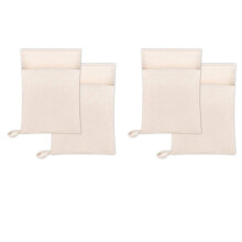 Lewis Ice Bag,Bartender Kit Ice Crusher,Canvas Bag Set for Ice Crushing, Bar Tools Accessory for Home Bartenders 4Pcs