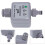 Irrigation Water Timer for Lawns & Gardens Remote Control USB Power System 1
