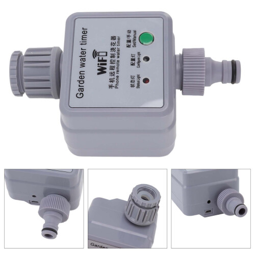 Irrigation Water Timer for Lawns & Gardens Remote Control USB Power System