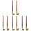 8Pcs Assorted Color Calligraphy Pen Holders for Smooth Writing 4
