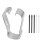 2Sets Zwarte Plastic Pen Vervangpunten Voor Stylus Reparatie Tool 2