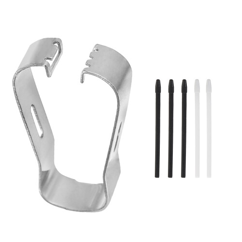 2Sets Zwarte Plastic Pen Vervangpunten Voor Stylus Reparatie Tool 1