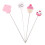 Cake Tester Needles,Stainless Steel Reusable Cake Tasting Needles,Cake Tester Skewer Needles for Kitchen 4