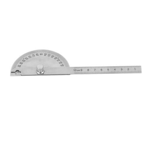 Edelstahl-Winkelmesser 0-180 0-10cm
