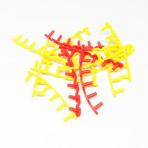 Badminton Racket Racquet Stringing Grommets Eyelets Replacement Accessories Guard Tube 6 Nails Type Red 2