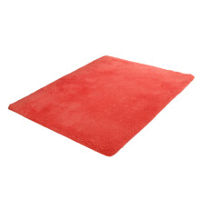 (Peach Red, 50x80cm) Carpet Fluffy Plush Rug Bedrooms And Living Rooms Solid Decoration Color Home