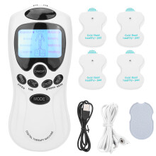 Nerve Electrical Stimulation Device, Muscle Stimulator Portable Massage Machine For Pain Relief With EMS TENS Modes, Multi Area Electrode Pad