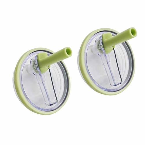 Deckel für 40oz Becher, 2er Pack mit Trinkhalm