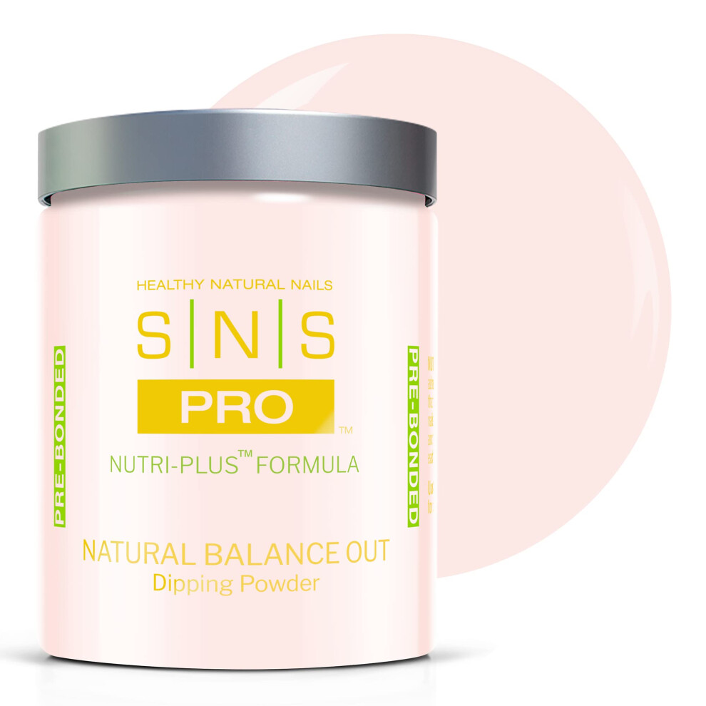 Sns Healthy Natural Sns Nail Dip Powder, Gelous Color Dipping Powder - Natural Balance Out (Natural/Nudes, Sheer), Pwnbo16 - Long-Lasting Acrylic Nail Color & Polish Last