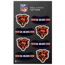 Rico Industries NFL Chicago Bears Stickers en Tatoos Klein