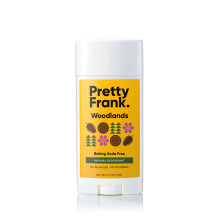 Pretty Frank Natural Aluminum-Free Deodorant Stick, Baking Soda-Free, Woodlands (1-Pack) | Sensitive Skin Friendly, Effective Odor Control for Women &