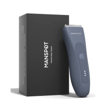 MANSPOT Elektrische Schaamhaartrimmer, Ball Trimmer/Scheerapparaat, Vervangbare Keramische Bladen, Waterdichte Trimmer voor Mannen