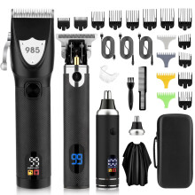 Tondeuse Saoilli pour Hommes, Kit Tondeuse Barbe, Tondeuse de Nez, Rasoirs Électriques