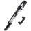Pompa a mano ICETOOLZ - Modello in alluminio argento - Pressione massima 9,6 bar - Indicatore di pressione 1