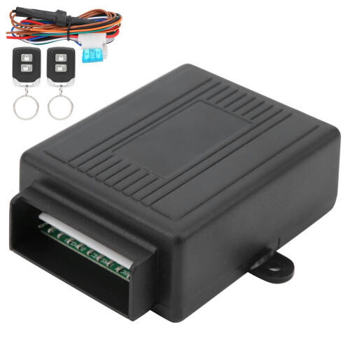 Electric Central Lock Automatically Keyless Entry Car Kit with Remote Trunk Release Learning Code Remote Controls Universal Compatibility100M
