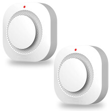 UL Certified Smoke Detector and Fire Alarm, 10Year Sensor, Wireless 85dB LED, 2 Pack