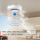 UL Certified Smoke Detector and Fire Alarm, 10Year Sensor, Wireless 85dB LED, 2 Pack 4